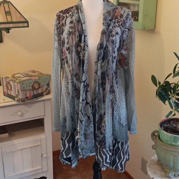 Funsport Sleer Patchwork Jacket. Boho, Fairycore, Whimsigoth - Picture 2 of 12